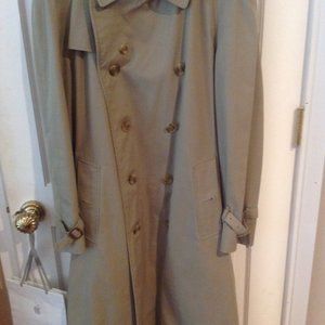 Men's Burberry Raincoat Trench Coat - Burberry Men's Double Breasted Trench Coat